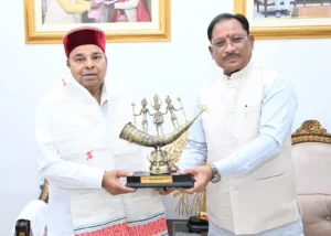 मुख्यमंत्री विष्णुदेव साय से कर्नाटक के राज्यपाल थावरचंद गहलोत की मुलाकात, जनहित के मुद्दों पर चर्चा