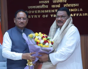 बस्तर के 461 पूर्व नक्सल प्रभावित गांवों में पहुंचेगी बिजली: सीएम विष्णुदेव साय ने दिल्ली में केंद्रीय मंत्री जुएल ओराम से मांगी ₹435 करोड़ की विशेष मदद