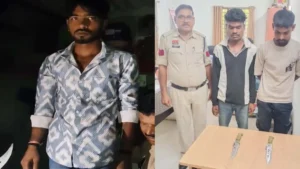 सोशल मीडिया पर चाकू लहराना पड़ा भारी! सोशल मीडिया पर रौब और सड़क पर दहशत, दो के पास मिले बटनदार चाकू