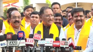 PM आवास की बहस पर CM साय का ‘रिजल्ट’: विजय शर्मा को 10 में 10, भूपेश बघेल को जीरो! बोले- इसी लायक हैं
